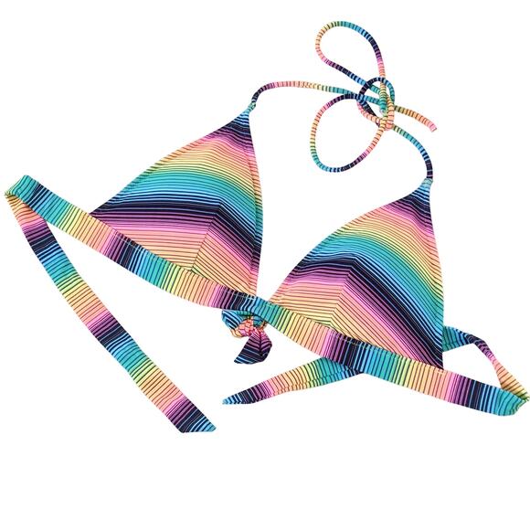 Victoria's Secret Push Up Bikini Halter Top Y2K L - Picture 1 of 8